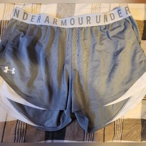 Under Armour Women's Gray Athletic Shorts
